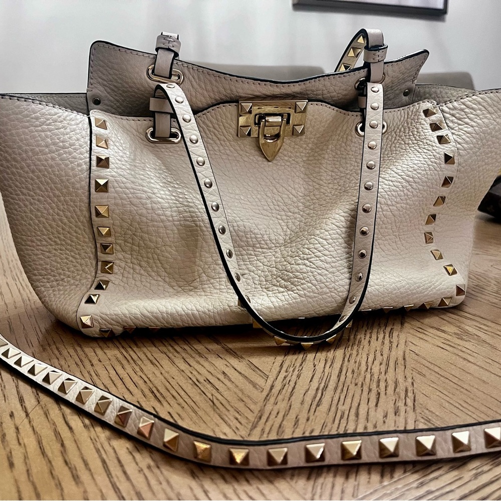 Valentino Garavani Trapeze Tote Bag Lambskin